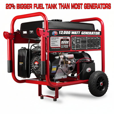 All Power 12000W Gas Portable Generator with Electric Start