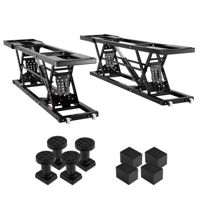 VEVOR 7000 Lb Portable 4-Post Car Lift for Home Garage