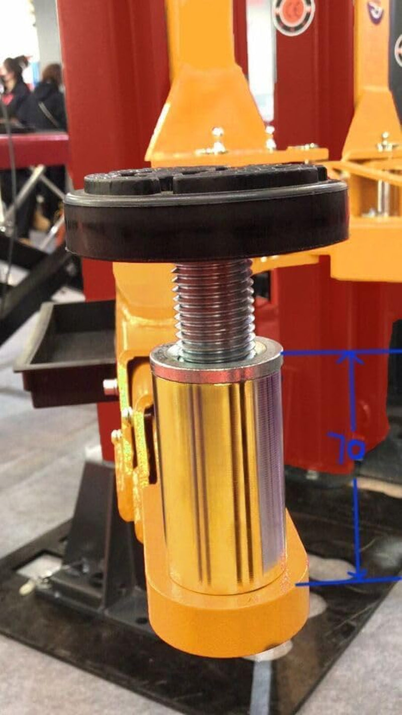 12000 Lbs Extra Height 167Inch 2 Post Lift Two Post Car Lift AK-M120 Auto Lift Car Lift Hoist 2 Post Car Lift (Extra Height, Red) — product view 7