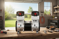 2.0 HP Ultra Quiet and Oil-Free Air Compressor Motor — product view 4