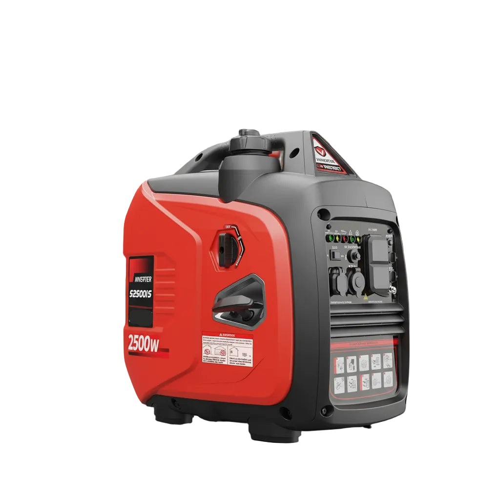 2500W Portable Generator Super Quiet Inverter Generator Ultra Lightweight for Home Backup Outdoor Camping, CO Sensor Protect, EPA, ECO Mode