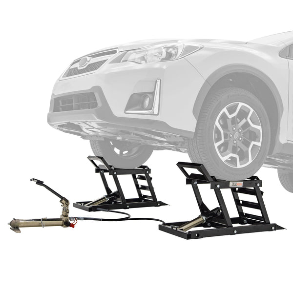Black Widow Hydraulic Car Lift Ramps 3,000 Lb Capacity