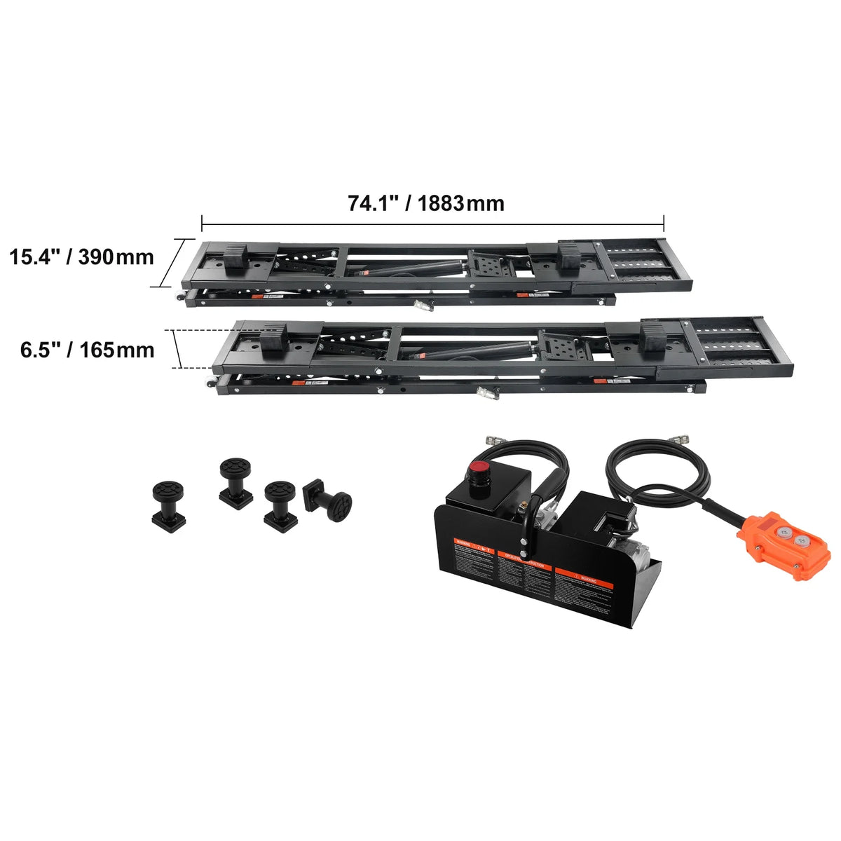 Portable Car Lift 7000 LBS Automatic Car Lift System Jack for Home Garage — product view 3