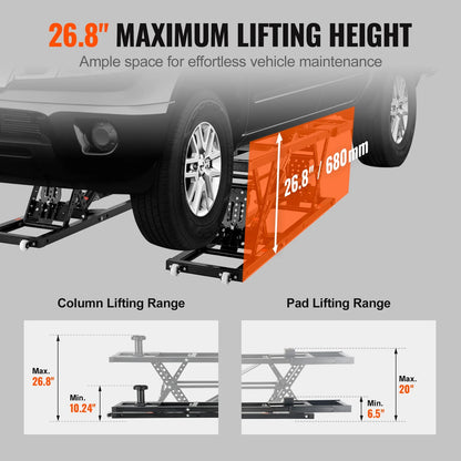 Portable Car Lift 7000 LBS Automatic Car Lift System Jack for Home Garage — product view 4