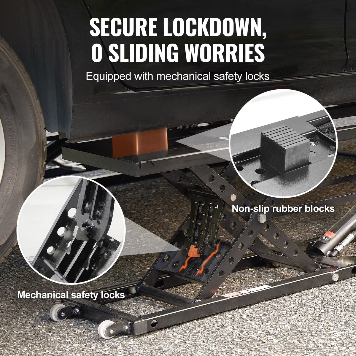 Portable Car Lift 7000 LBS Automatic Car Lift System Jack for Home Garage — product view 5