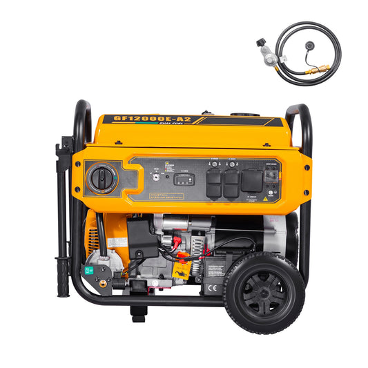 Portable Dual Fuel Generator 13500W Gasoline & 12000W LPG Peak Power