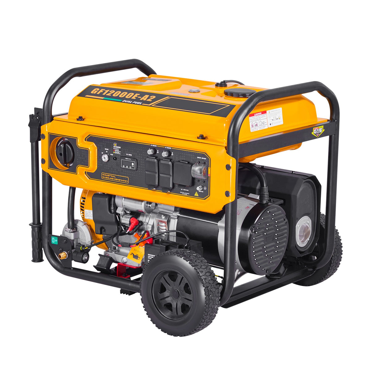 Portable Dual Fuel Generator 13500W Gasoline & 12000W LPG Peak Power — product view 10
