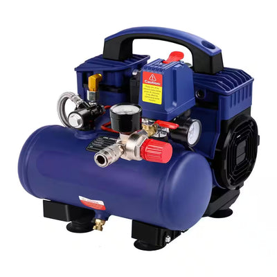 Ahfiwaso 1 Gal 1.5 HP Oil-Free Air Compressor 120 PSI Violet