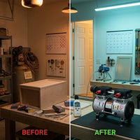 2.0 HP Ultra Quiet and Oil-Free Air Compressor Motor — Before & After