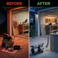 2.0 HP Ultra Quiet and Oil-Free Air Compressor Motor — Before & After
